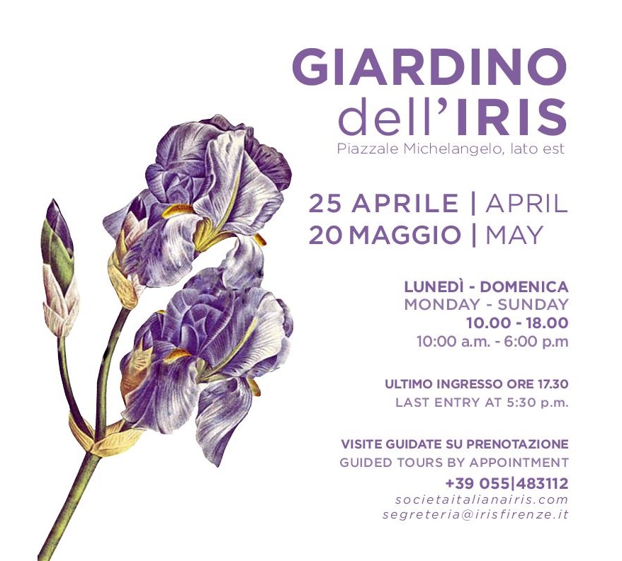 Il 25 aprile apre il Giardino dell’Iris