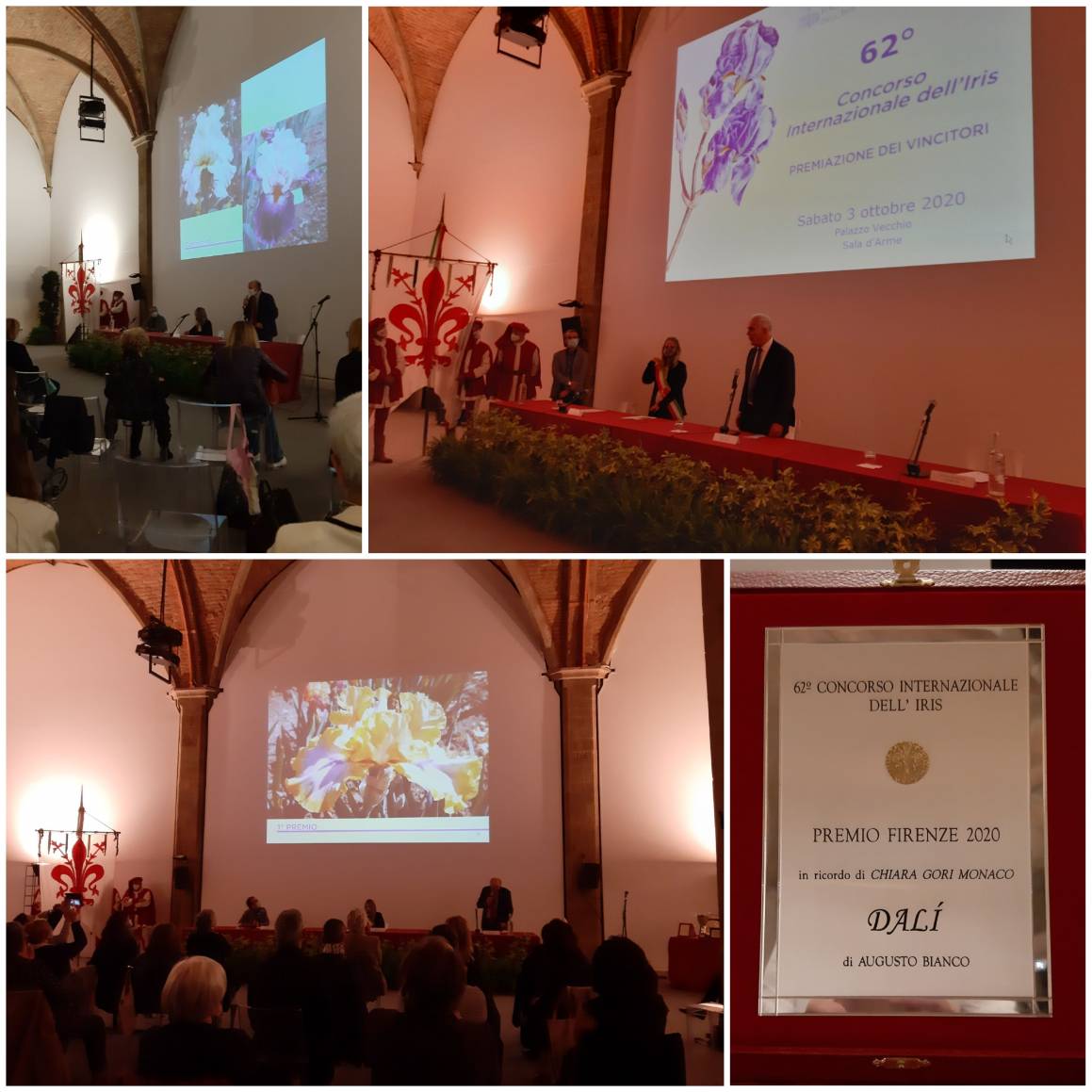 Cerimonia di Premiazione del 62° Concorso Internazionale dell’Iris